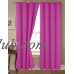 (K68) HOT PINK 2-Piece Indoor and Outdoor Thermal Sun Blocking Grommet Window Curtain Set, Two (2) Panels 35" x 63" Each   